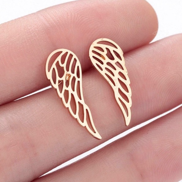 Jewelry - Angel wing stud earrings
